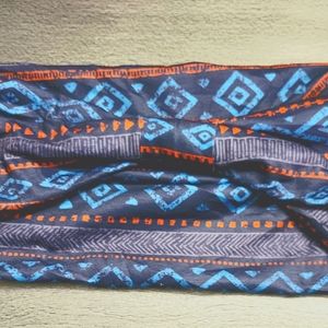 Wide Headband with Matching Earrings